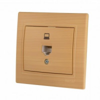 &quot;Lezard Мира роз. компьют. СУ 1 мест. ясень (RJ45) (корпус PC) 701-4747-139