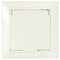 Bylectrica СТИЛЬ Роз. 1-местн. СУ земля со шторк. с крышкой беж., (РС16-364 беж.)