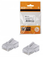TDM Разъем RJ-45 UTP для кабеля кат. 5Е, 8P8C блистер (в уп. 2шт, цена за уп.) SQ0561-0028
