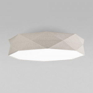TK Lighting св-к потолочный 6х40W 860х860х155 пластик белый/беж Kantoor 6196 a059804