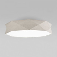 TK Lighting св-к потолочный 6х40W 860х860х155 пластик белый/беж Kantoor 6196 a059804