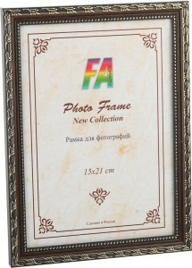 Фоторамка FA пластик "Камышок" бордо 10x15 0992