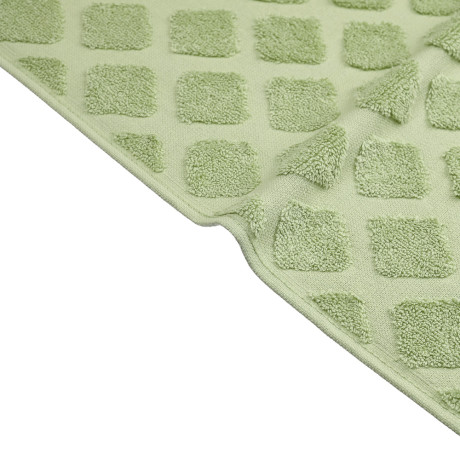 PROVANCE Эвкалипт Полотенце махровое, 100% хлопок, 70х130см, 420гр/м, зеленый