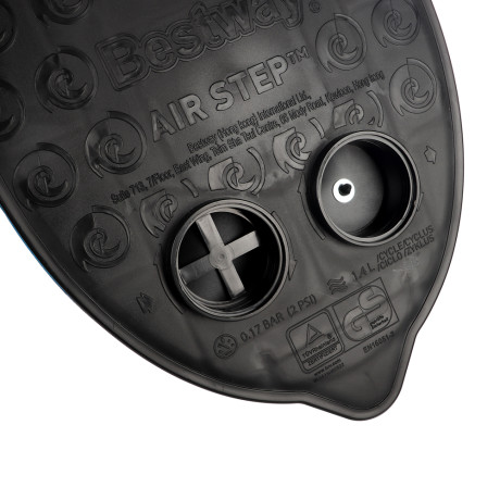 BESTWAY Насос ножной AIR STEP, объём 3л, 28см, 3 насадки в комплекте, 62004