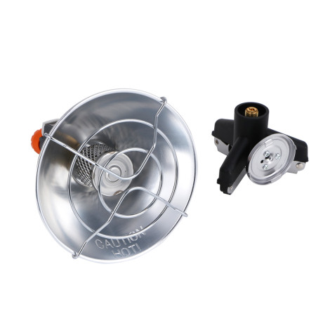 Обогреватель портативный газ. с пьезоподжигом тм ЕРМАК, с подставкой-переходником