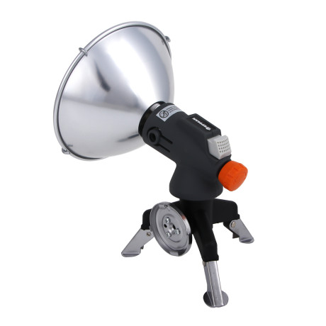 Обогреватель портативный газ. с пьезоподжигом тм ЕРМАК, с подставкой-переходником