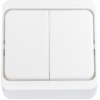 Bylectrica выкл. ОУ 2 кл. бел. (АВС-пластик) А54-001