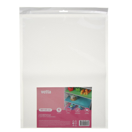 Набор ковриков для холодильника тм VETTA, этиленвинилацетат, 30x45 см, 6 шт