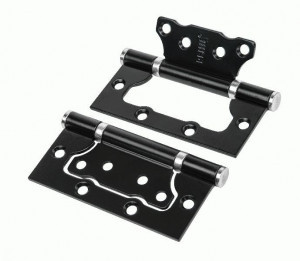 Петля без врезки РЕНЦ 100*75*2,5, 2 подшип. б/колп. черн/хр. бл. IN100-2BBFH B/CP(2шт)