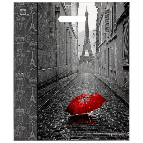 Пакет Мой Париж-пакет вырубной, 45х38см, 60 мкм, ламинат