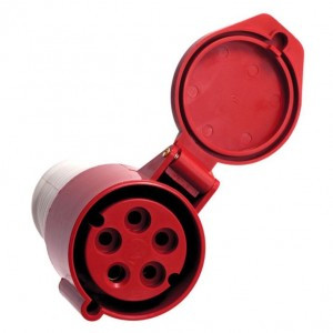 EKF силовая розетка CEE 215 переносная 3Р+РЕ+N 16А 380В IP44  ps-215-16-380