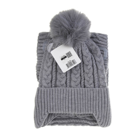 GALANTE Комплект 2 пр.: шапка р.50, шарф-снуд 17х21см, 100% акрил, цвета в ас-те, ОЗ25-23