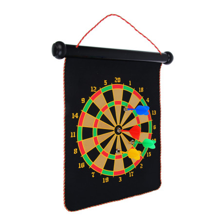 Дартс магнитный, 4 дротика, 35х28см, пластик, текстиль, магнит