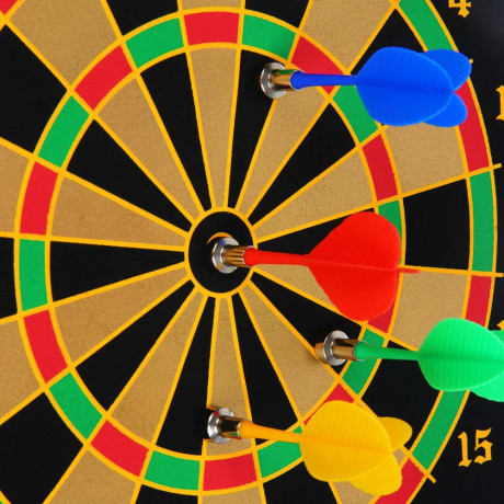 Дартс магнитный, 4 дротика, 35х28см, пластик, текстиль, магнит