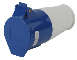 ЭРА силовая розетка CEE (разъем) переносная 223 2P+РЕ 32А 220В IP44 (10/60/1440) 0345