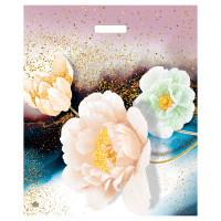 Пакет Цветочный БИГ 20кг с вырубной ручкой, XXL 60x50 см, 100 мкм ПВД