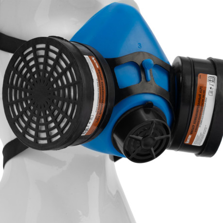 Полумаска изолирующая Исток-300/400 со сменными комбинированными фильтрами А1Р1