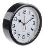 Будильник кварц d=15см, корпус черный "Классика", арт. В4-003