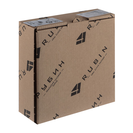 Будильник кварц d=15см, корпус черный "Классика", арт. В4-003