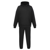 Костюм из футера &quot;BE A HERO&quot;, унисекс, черный, разм.M