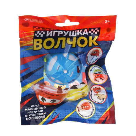 ИГРОЛЕНД Игрушка волчок, 11,6х14,4см, ABS, микс