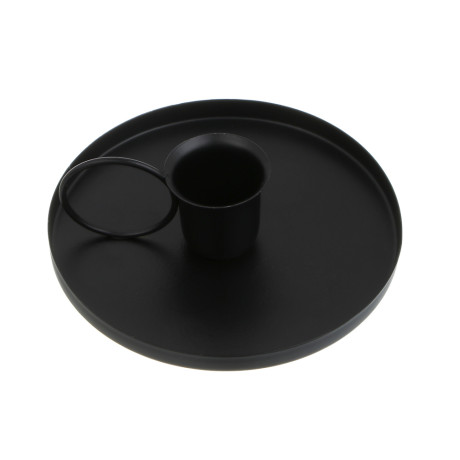 Подсвечник тм LADECOR металлический, 10,5x10,5x3,5 см, с ручкой, 2 цвета