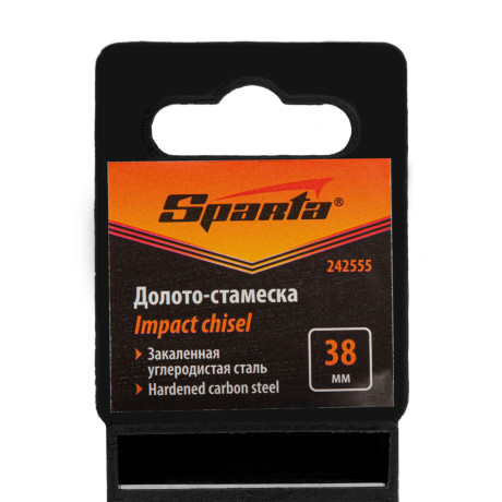 Долото-стамеска 38 мм, деревянная рукоятка Sparta