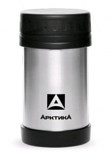 Термос-кружка Арктика 402-500, широк. горло, 0,5л, нерж. сталь, сохраняет тепло 8ч..