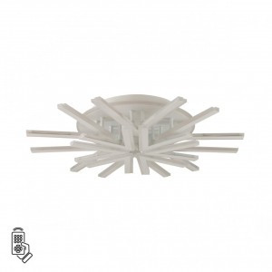 LUMION 8029/95CL LEDIO LN25 бел./акрил люстра св/д управл. c подсв. осн. 95W 2K-4K-6K пульт ALBERTA