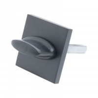 Поворотник БУЛАТ НДФ 02.02 ФЕРОНА матовый черный, квадрат 8х8 мм (10,100)