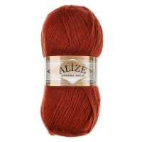 Пряжа Angora gold/Ализе 100г/550м 10 % мохер 10 % шерсть 80 % акрил (36-терракот)