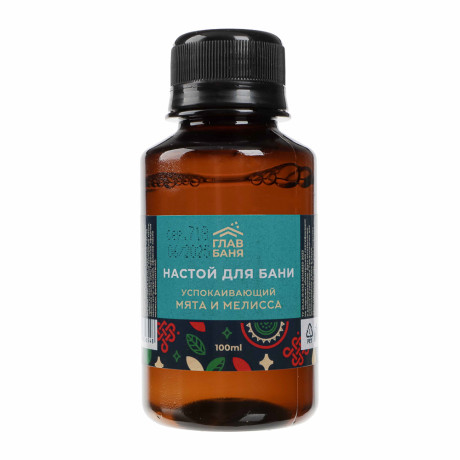 Настой ароматический для бани "Мята и мелисса", 100мл