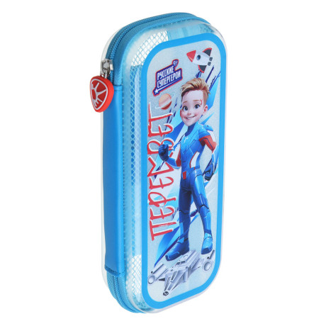BY Русские Супергерои Пенал каркасный, 22х10х4,5см, 1отд., откид.планка, сетка, "Пересвет джуниор"