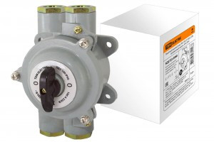 TDM Пакетный выключатель ПВ2-100 2П 100А 220В, силуминовый корпус, IP56 SQ0723-0068