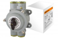 TDM Пакетный выключатель ПВ2-100 2П 100А 220В, силуминовый корпус, IP56 SQ0723-0068