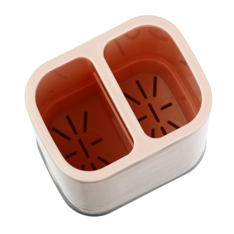 Подставка для столовых приборов тм VETTA, 9х7х11,5см, пластик, 3 цвета