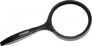 Лупа ЗУБР "МАСТЕР" д/чтения, 3 и 5 кратное увелич, d 75мм zu40540-75