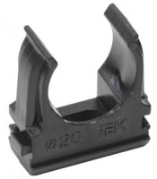 IEK крепеж-клипса с защелкой CF20  черный