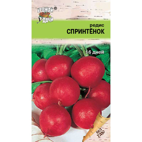 Редис Спринтёнок (16 дней)  Урожай у дачи Ц