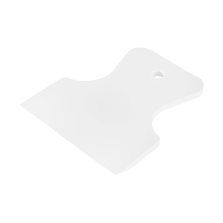 Шпатель, белая резина, 80 мм Сибртех