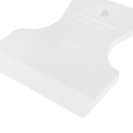 Шпатель, белая резина, 80 мм Сибртех