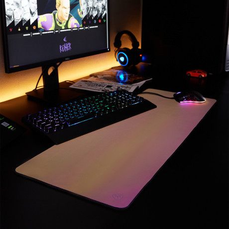 BY Игровой коврик "Polymer" 800х300х4мм, прорезиненный с PVC покрытием, переливающийся