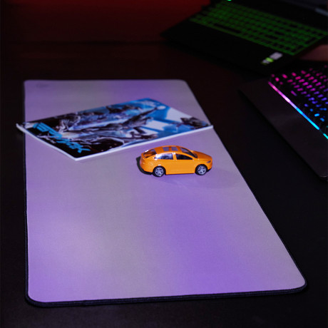 BY Игровой коврик "Polymer" 800х300х4мм, прорезиненный с PVC покрытием, переливающийся