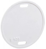 IEK Бирка кабельная маркировочная У-135 (круг 55 мм) (уп.100шт, цена за 1шт) UZMA-BIK-Y135-R