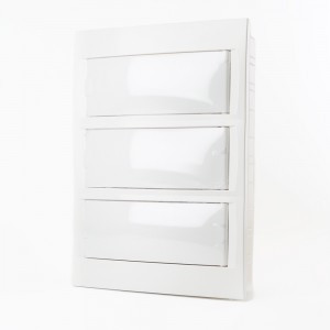 STEKKER бокс (корпус) пласт. встраив. ЩРВ-П-36 мод. непрозрач. белая дверь IP40, Standart 49640