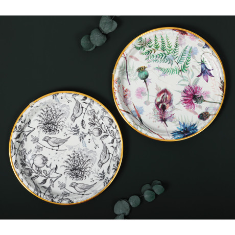 Поднос круглый "Бергамо", 27,5х2см, полипропилен, 2 дизайна