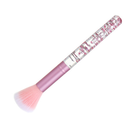 ЮНИLOOK Кисти для визажа 7 шт в ПВХ чехле, пластик, металл, иск.ворс, 14-15,5 см, 2 цвета, ВЗ24-60