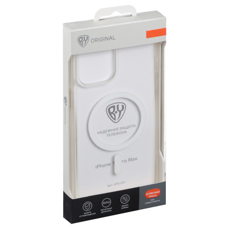 BY Чехол для смартфона MS Прозрачный, iP - 12 pro max , прозрачный, силикон