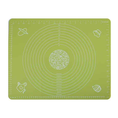 VETTA Коврик силиконовый для раскатки теста с принтом, 50х40см, 3 цвета