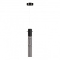 ODEON LIGHT 5059/5L PENDANT ODL24 323 чер./дымчатый/мет/стекло Подвес LED 5W 3000K SCROW 88